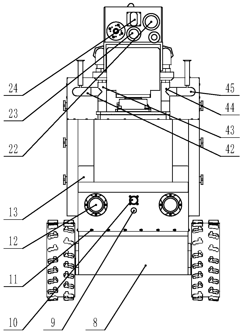 Transformer station fire-fighting robot and operating method thereof