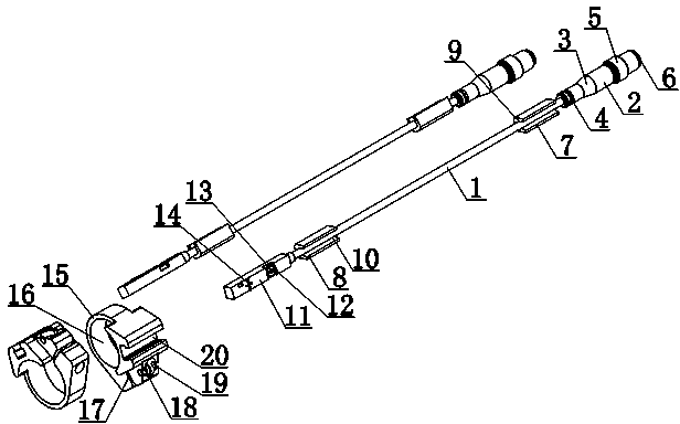 Buckle type electrode bar group