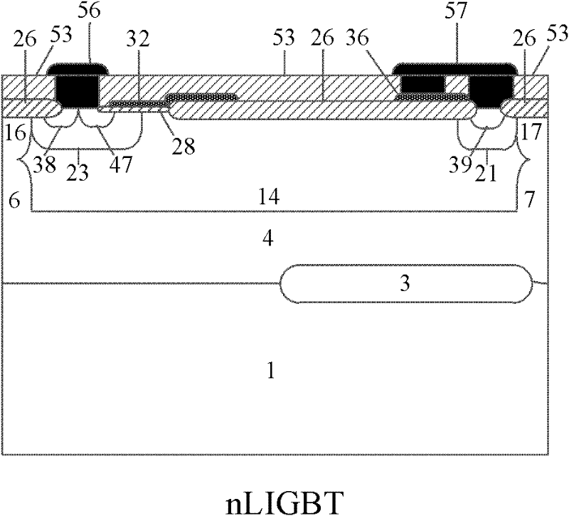 Bipolar CMOS DMOS (BCD) integrated device based on N type extension layer and manufacture method thereof