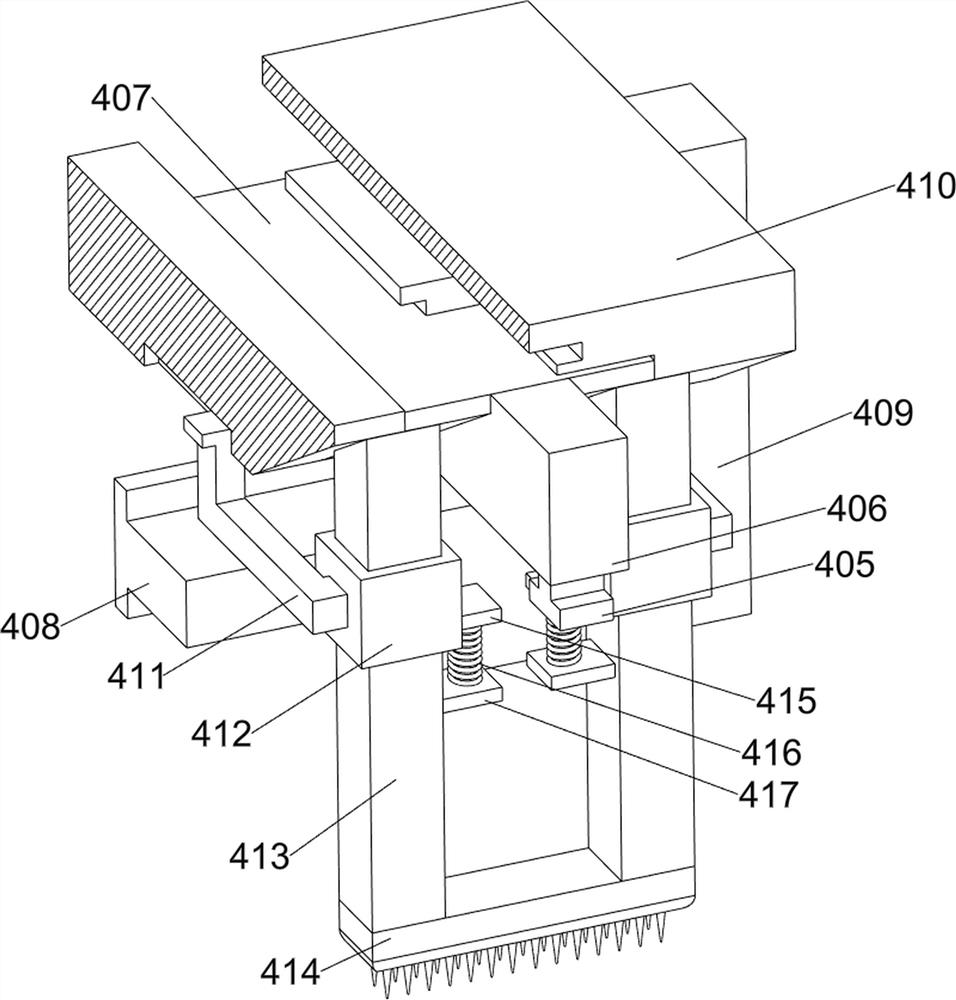 Processing equipment for composite fiber material capable of enhancing density