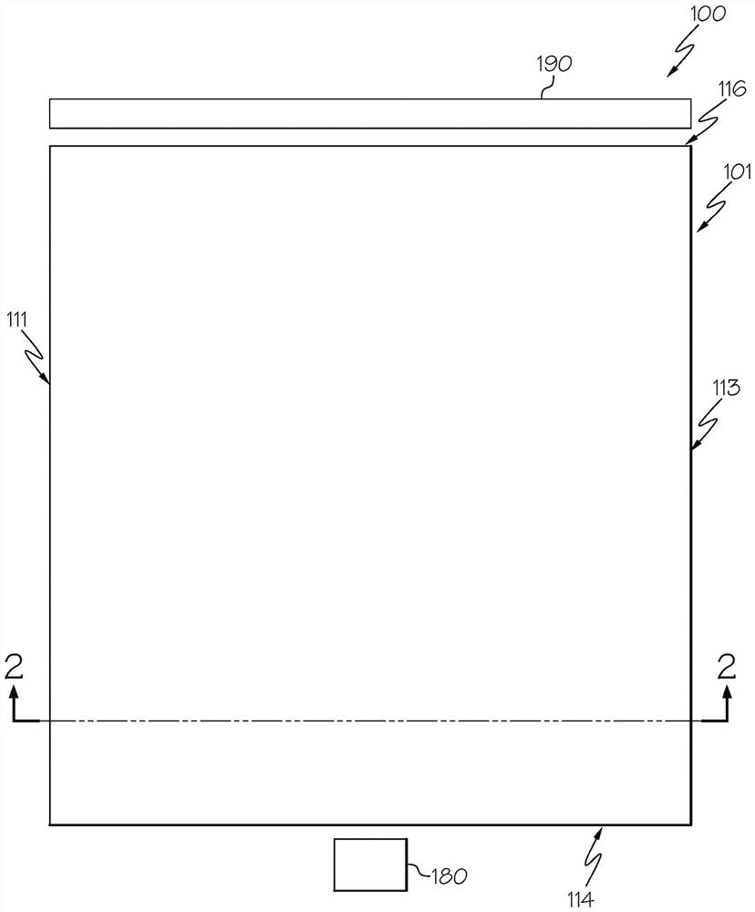 Optical system comprising binary photonic lattice