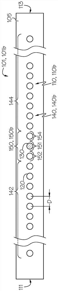 Optical system comprising binary photonic lattice