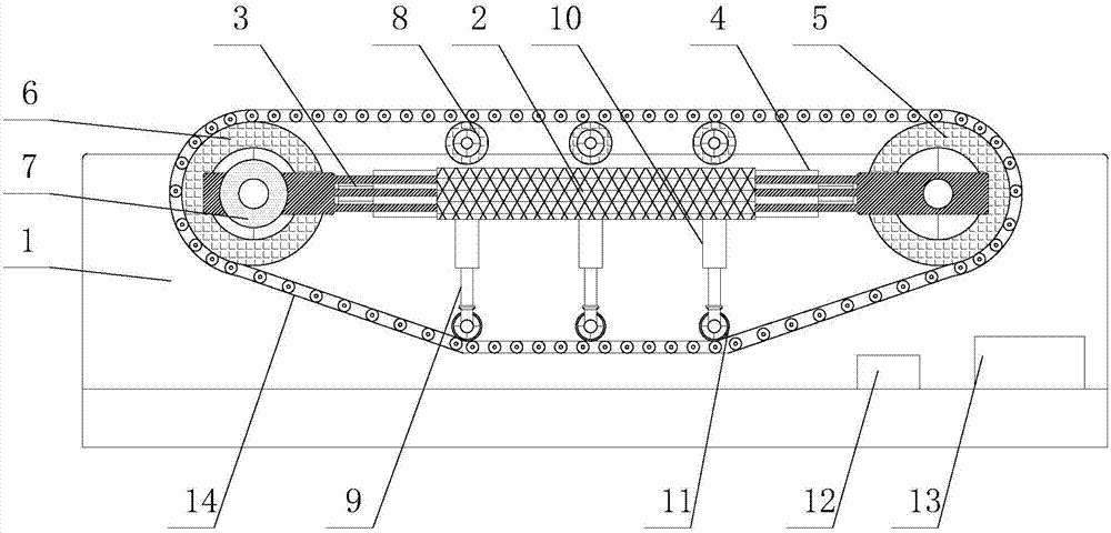 Clinker chain conveyer