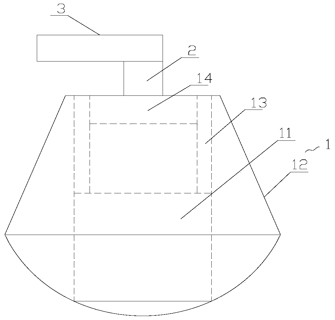 Massage head and massage device using same