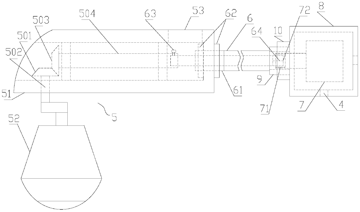 Massage head and massage device using same