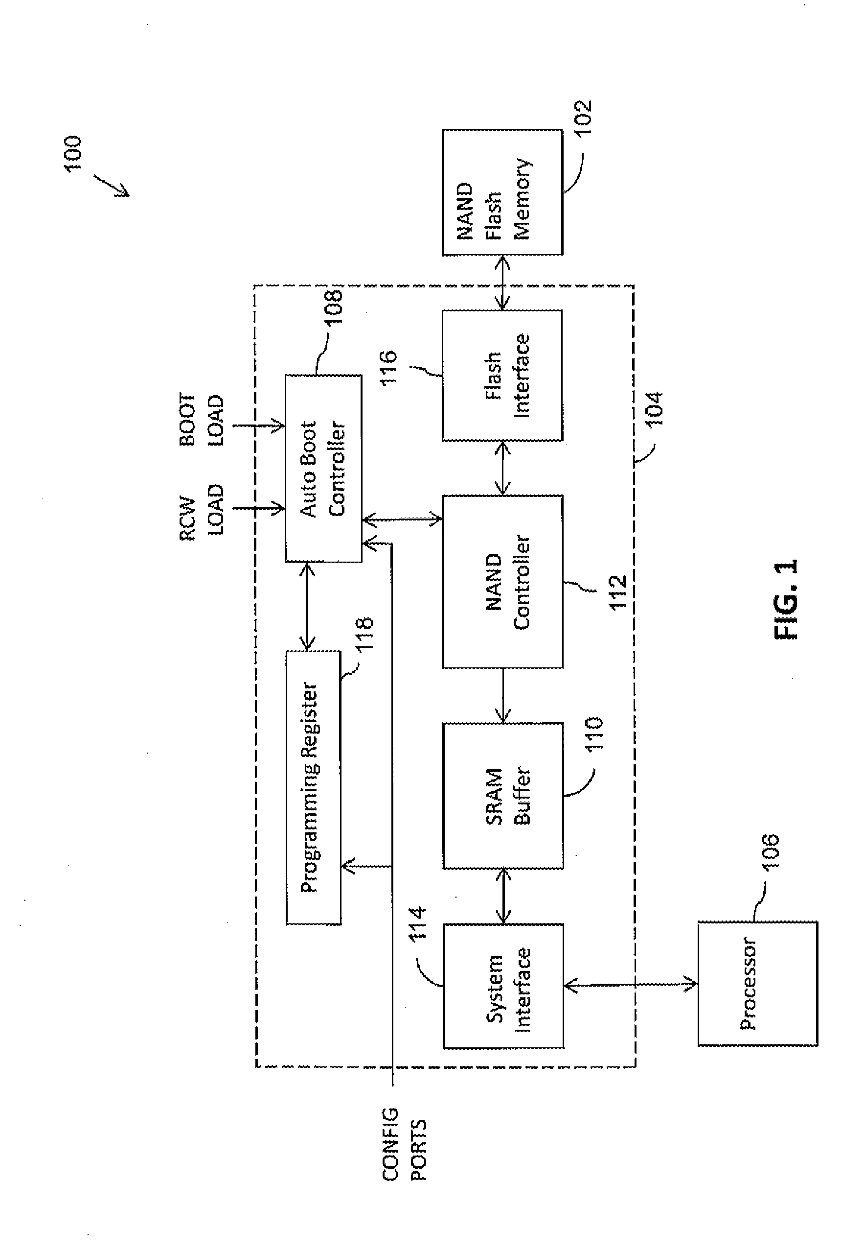 Method and system for booting electronic device from NAND flash memory