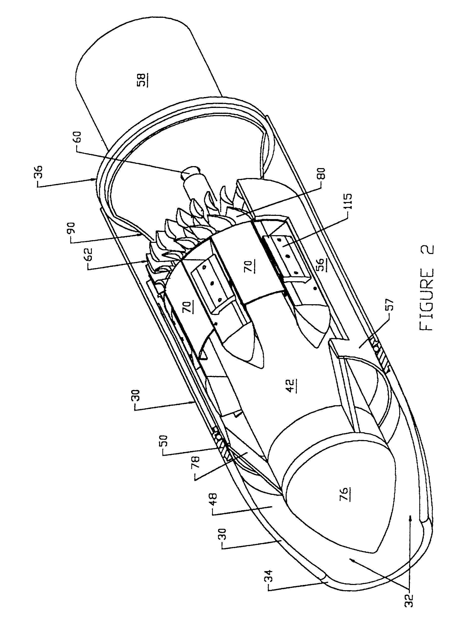 Low drag ducted ram air turbine generator and cooling system