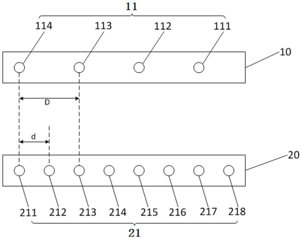 Magnetic charging data connection structure and magnetic charging data cable