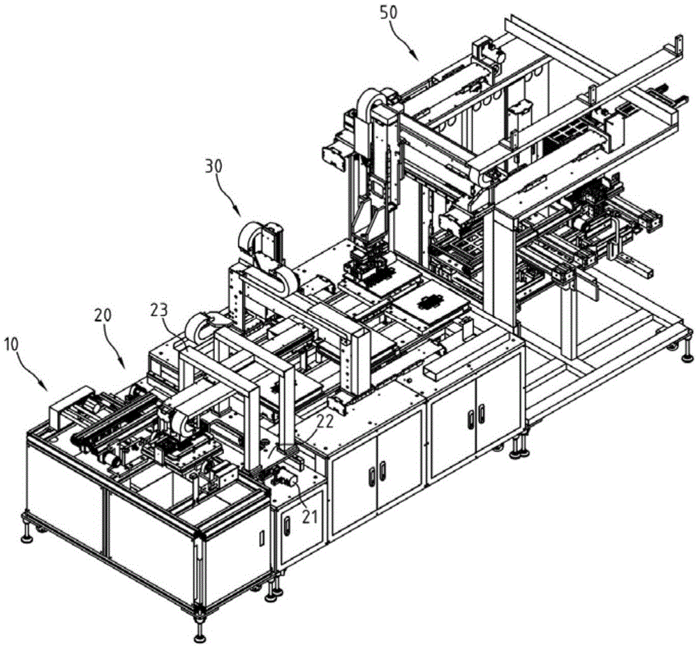 PCB splitting machine provided with stacking table