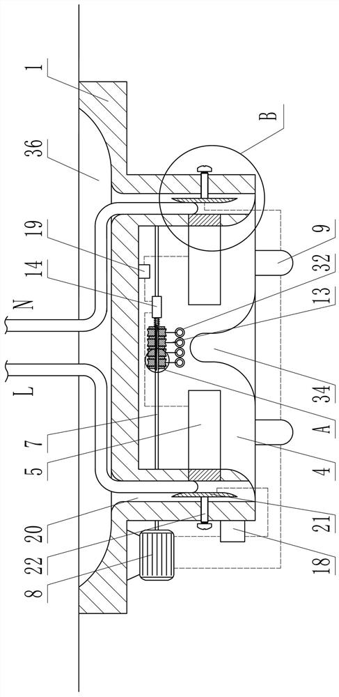 Universal ceiling lamp mounting device