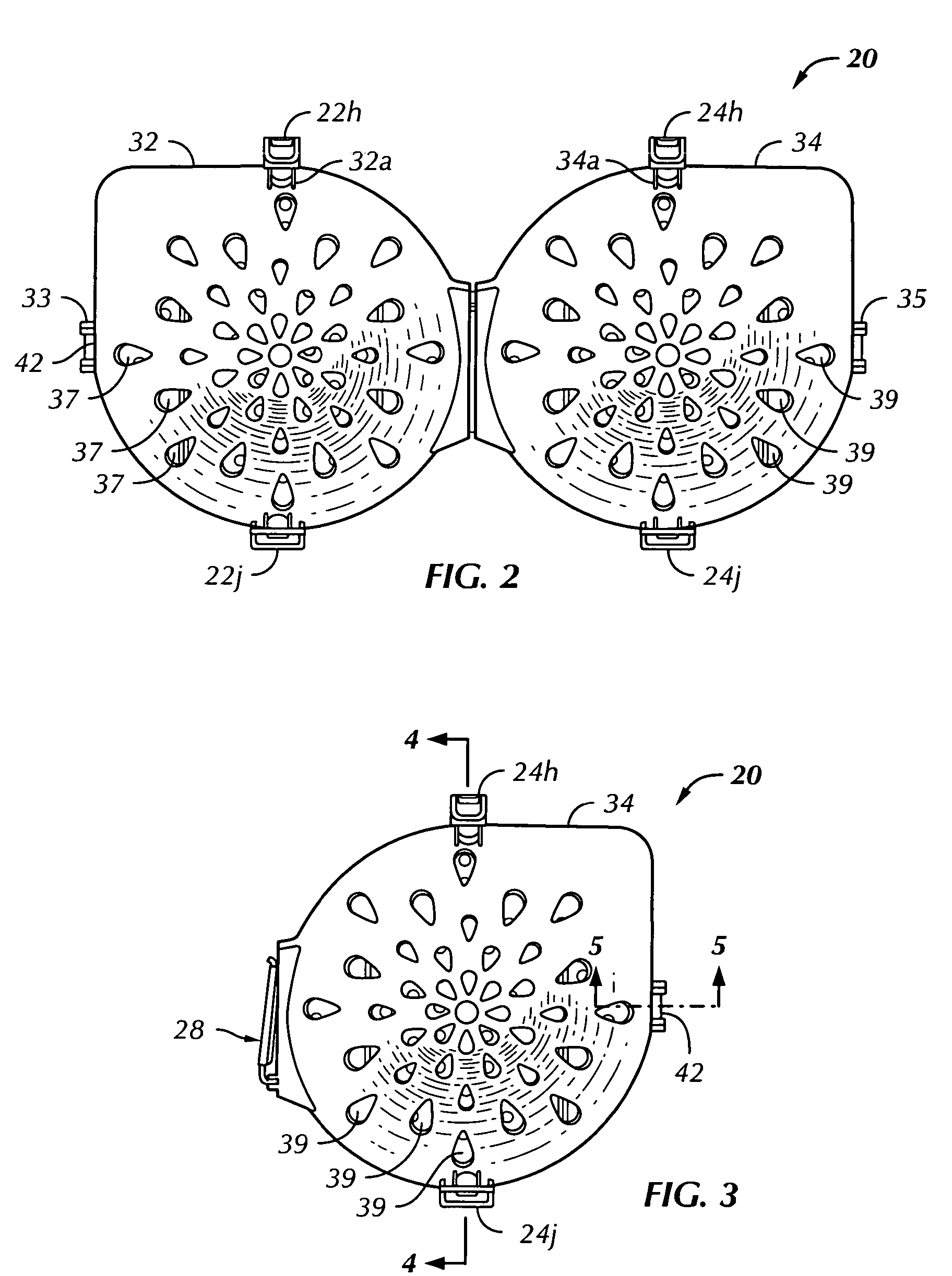 Brassiere cleaning and storage container