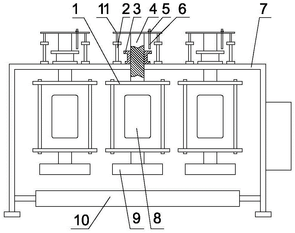Method for conducting flexibly-selective rough polishing on surface of polished tile and polished tile rough polishing machine