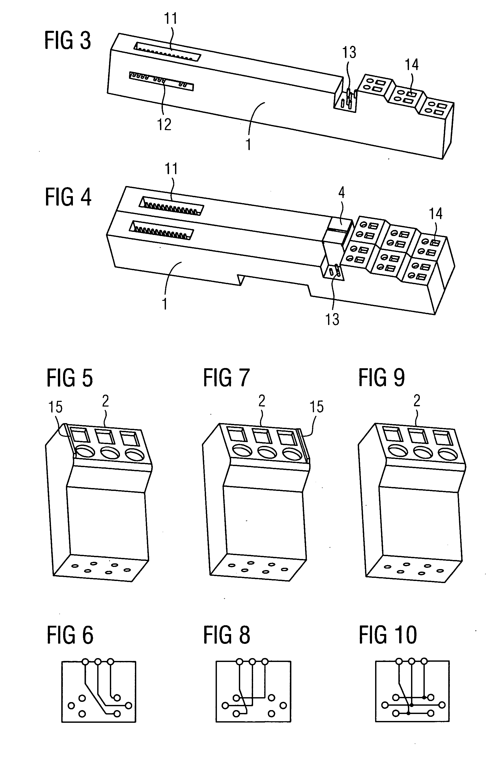 Modular control system with terminal and function modules
