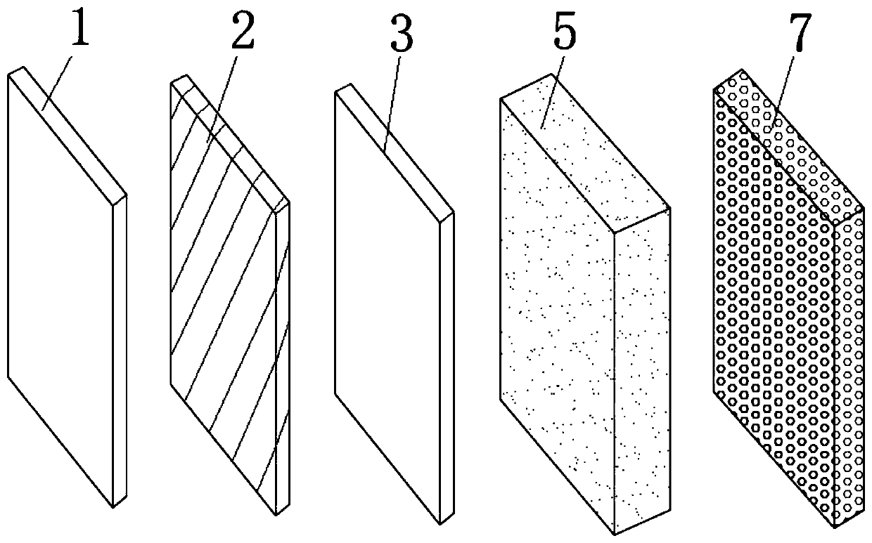 Sound absorption and insulation composite member and transformer