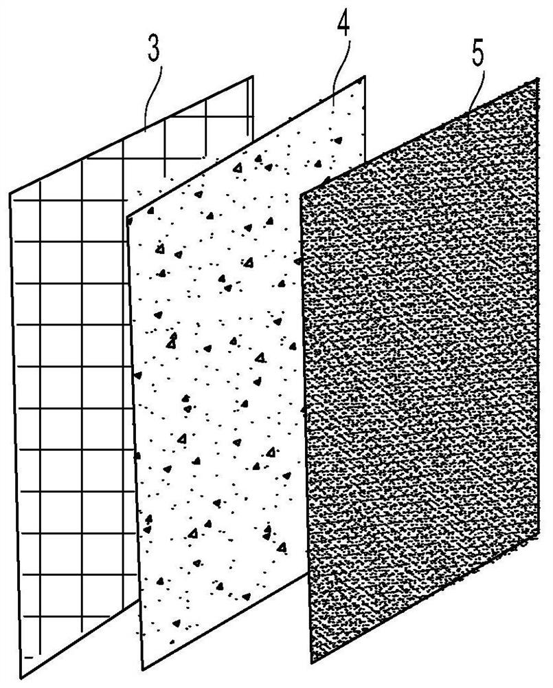 Composite nanofiber filter screen and preparation method thereof