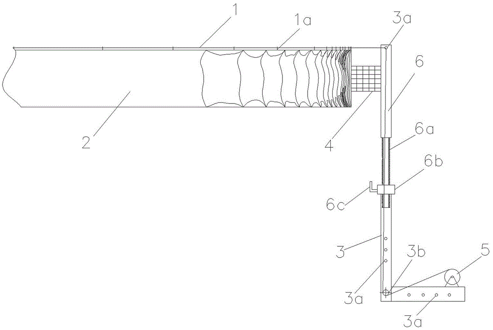 Tensile recovery device with negative pressure air duct