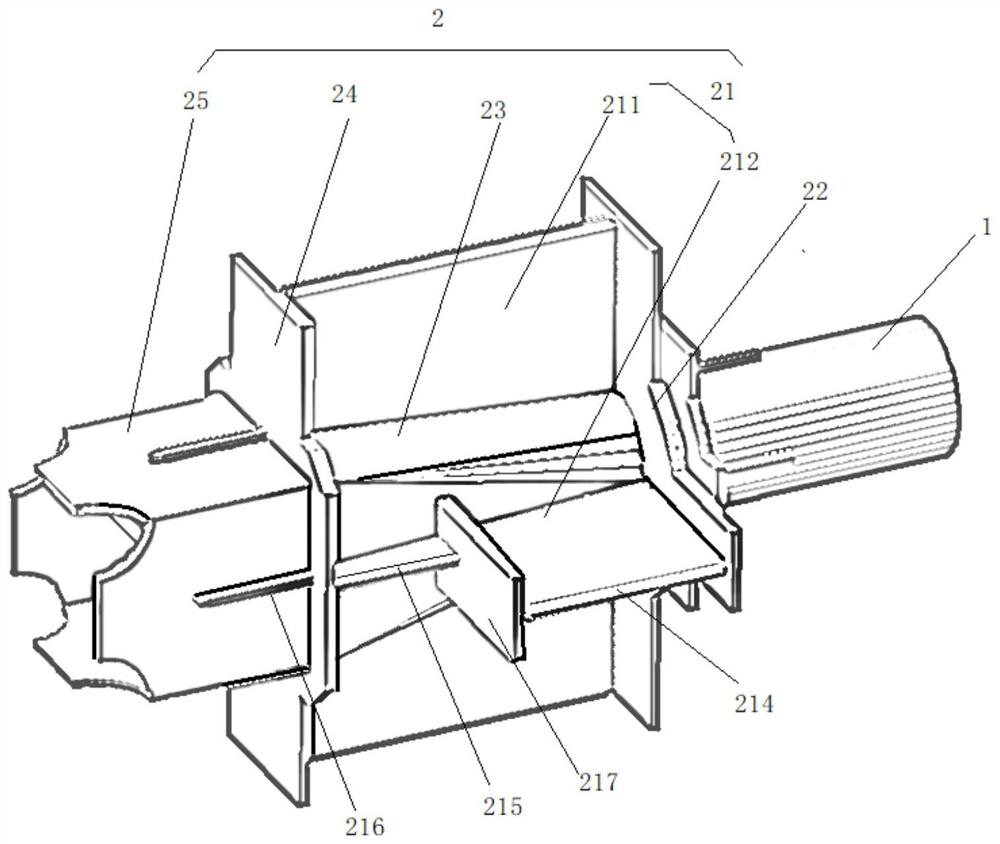 Steel column with cross-shaped connecting section connected with round pipe and working method thereof