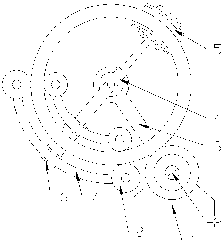 Polishing mechanism for bearing inner frame and outer frame