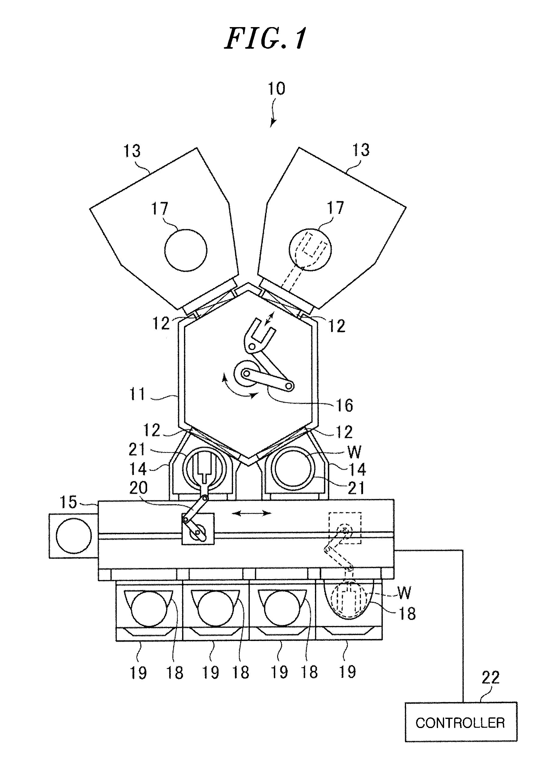 Fixing unit of plate-shaped member, pvd processing apparatus and fixing method of plate-shaped member