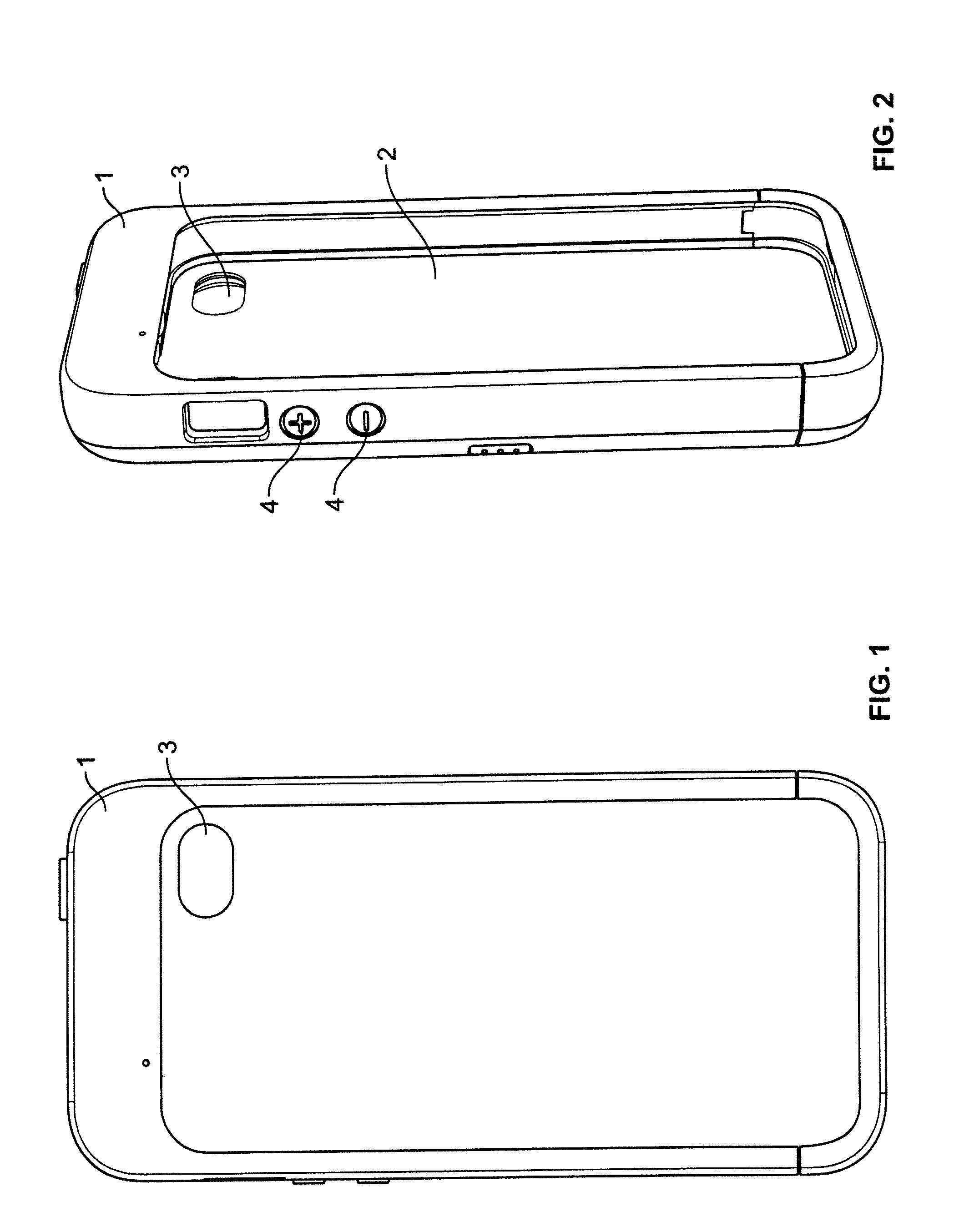 Health risk mitigating, retractable, wired headset and protective case platform for wireless communication devices