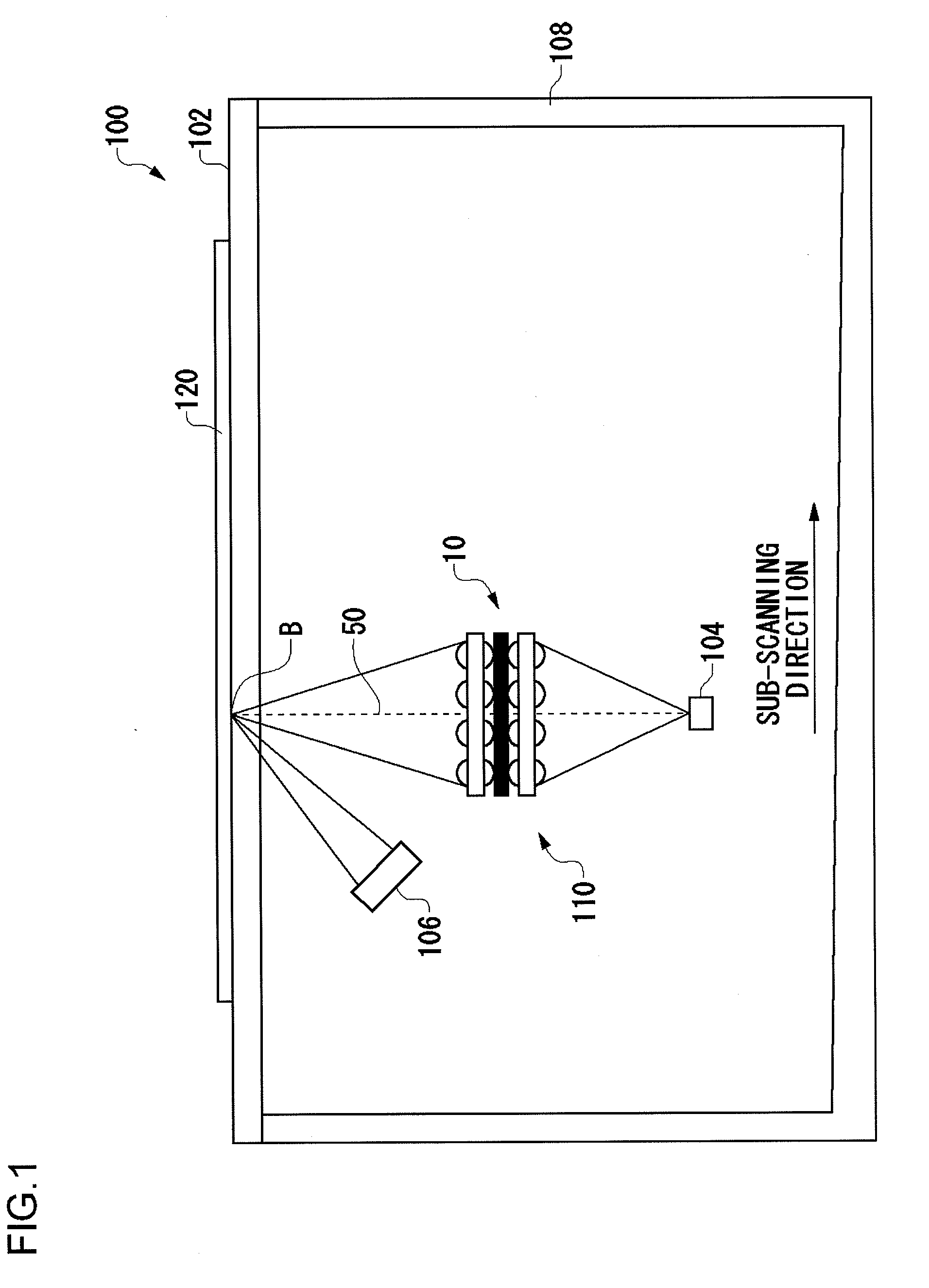 Erecting equal-magnification lens array plate, image sensor unit, and image reading device