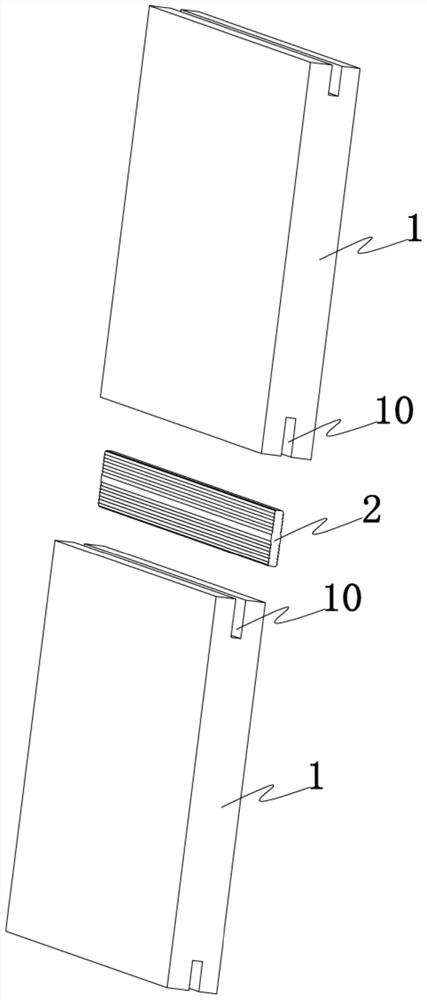 Structure for integrally decorating wall surface