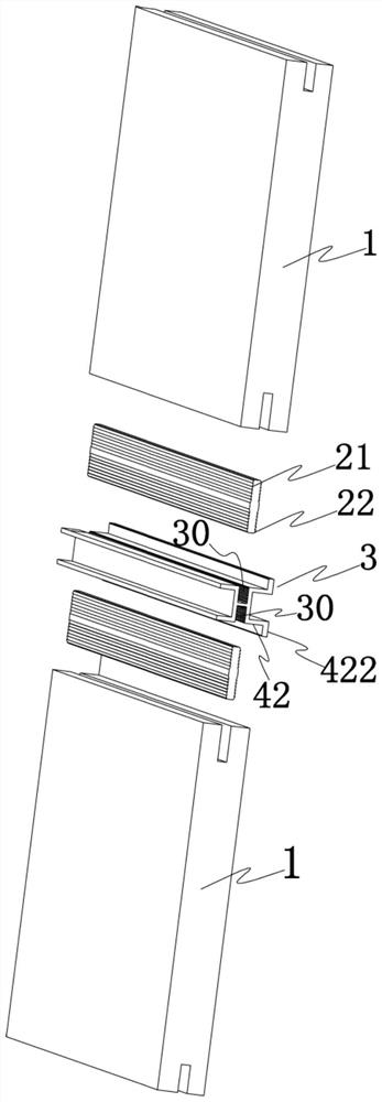 Structure for integrally decorating wall surface