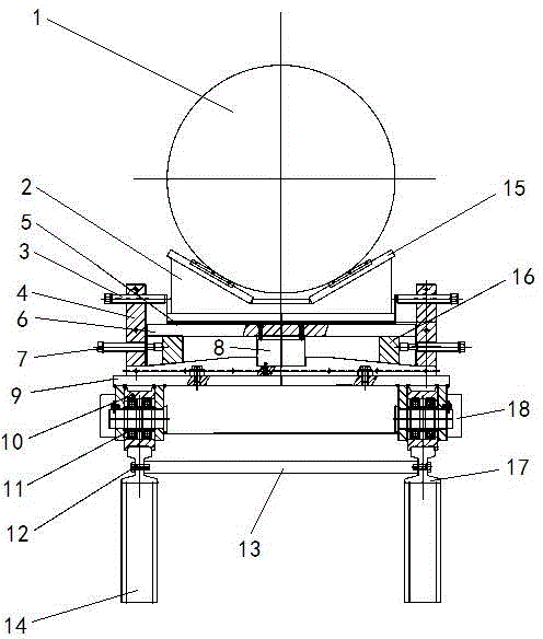 Method for mounting large shafts in ship and ocean engineering