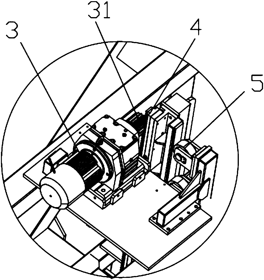 A lifting gantry structure