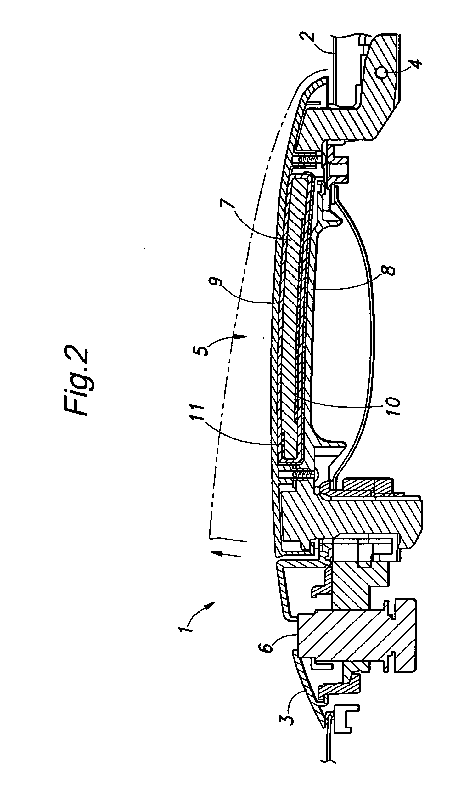 Internal antenna device