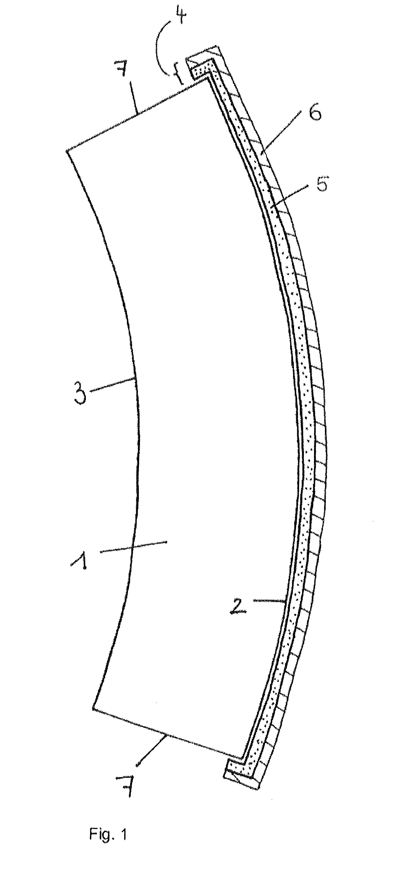 Method for producing a tubbing with a thermoplastic sealing layer
