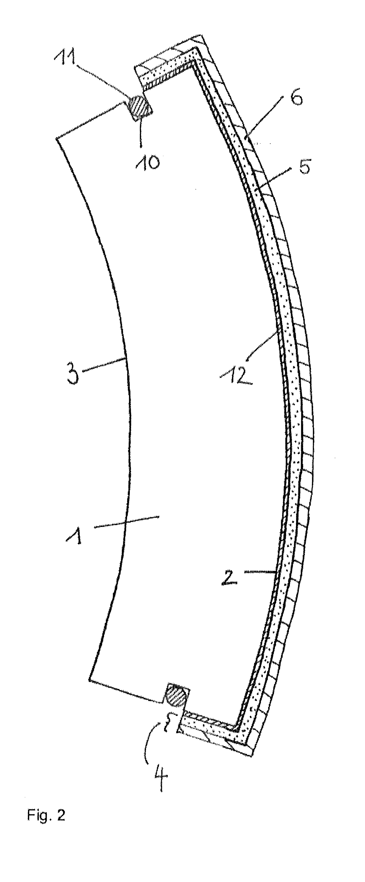 Method for producing a tubbing with a thermoplastic sealing layer