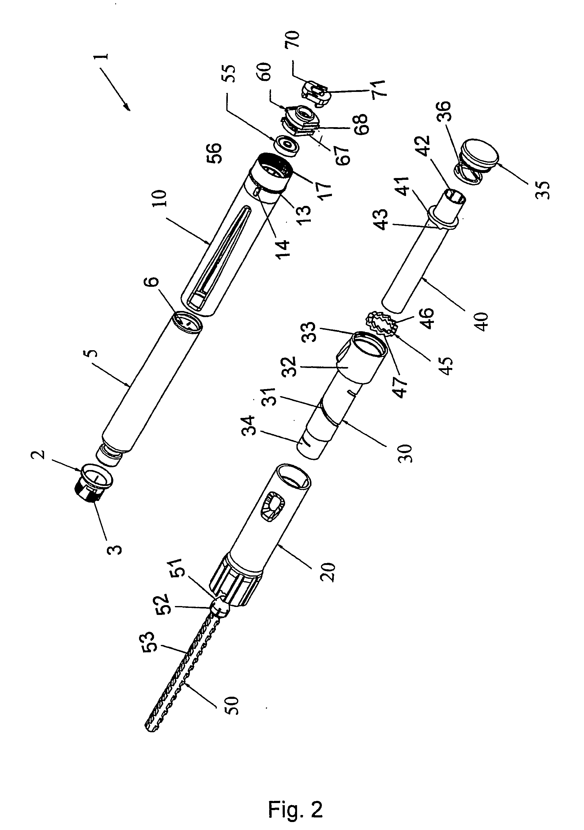 Medical delivery device having air shot means