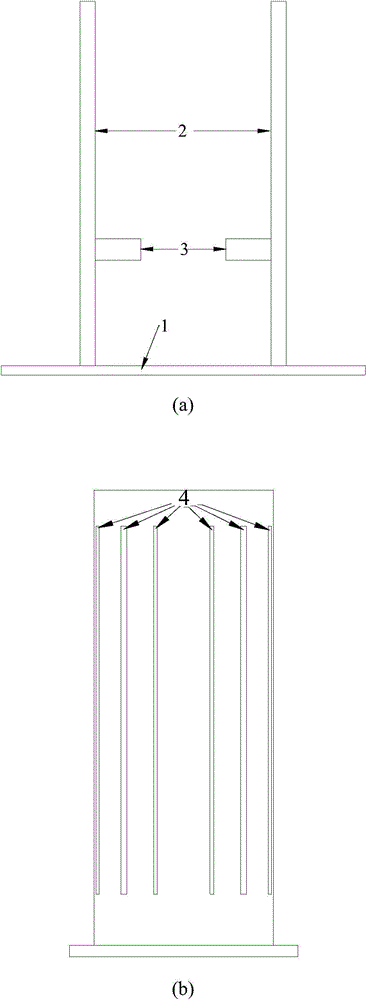 Damping-structure-optimized blade testing experiment table and experimental method thereof