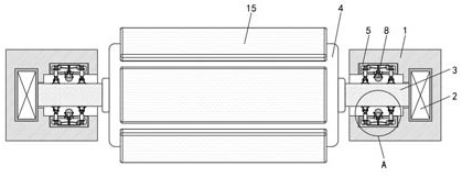 An etching device for the manufacture of integrated optoelectronic devices