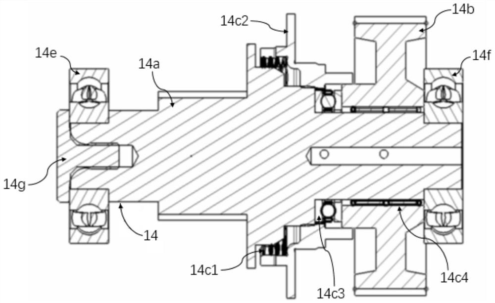 Driving device of hybrid power vehicle