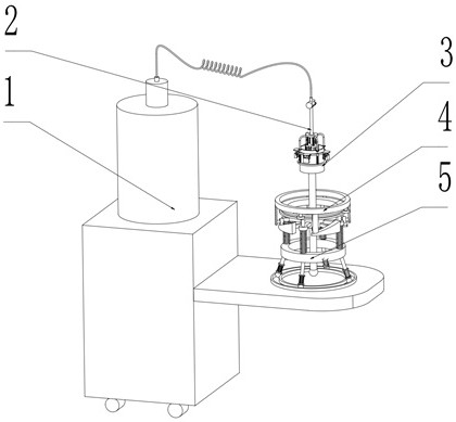 Pneumoperitoneum needle puncture equipment for laparoscopic surgery