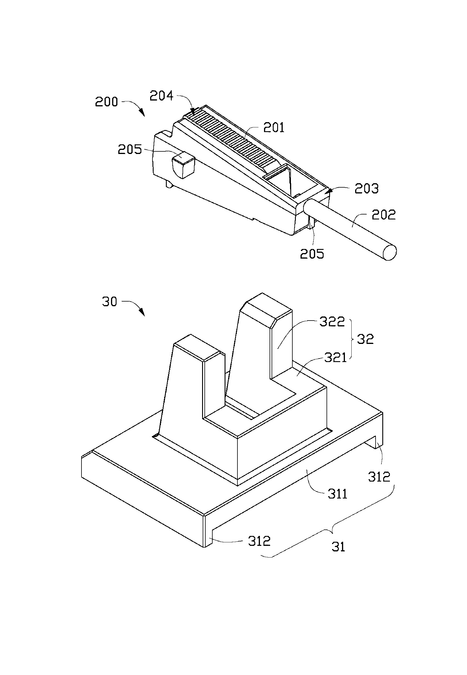 Positioning reference of shearing machine and shearing device with positioning reference