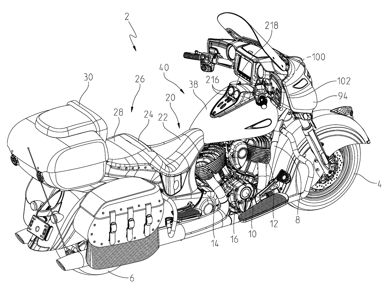 Two-wheeled vehicle