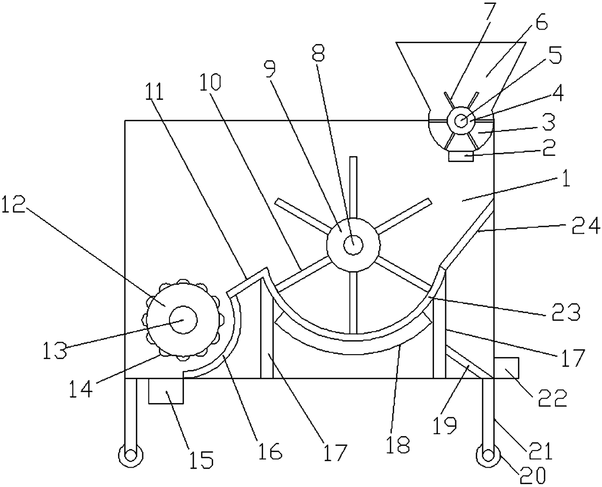 Tea leaf enzyme deactivation rolling device