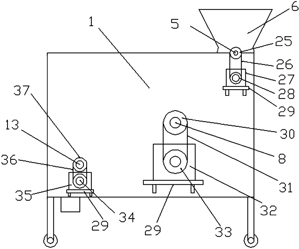 Tea leaf enzyme deactivation rolling device