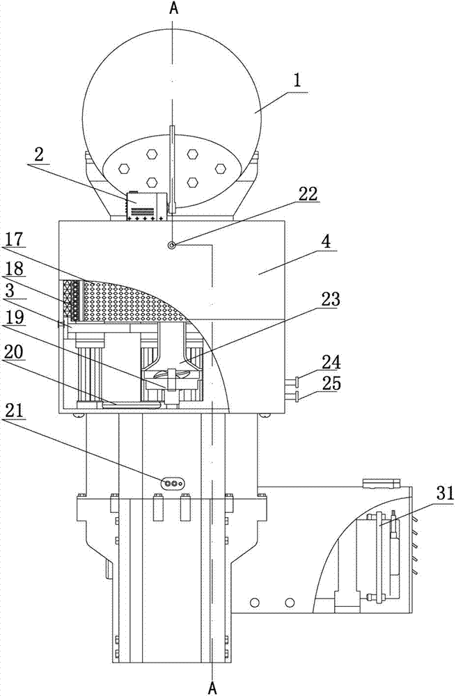 Mixed thermal force closed type heat extraction cycle heat engine and power generation device