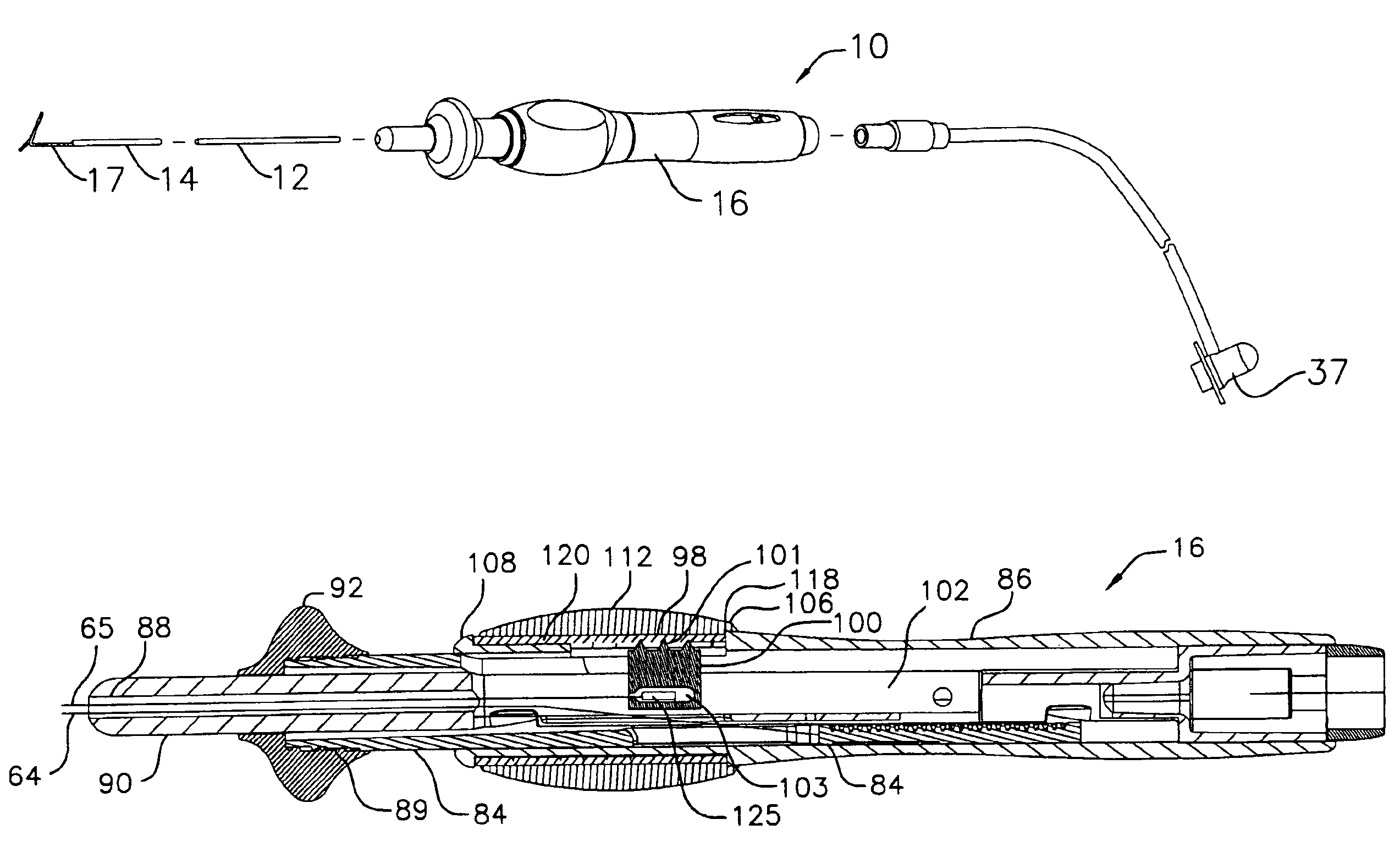Dual-function catheter handle