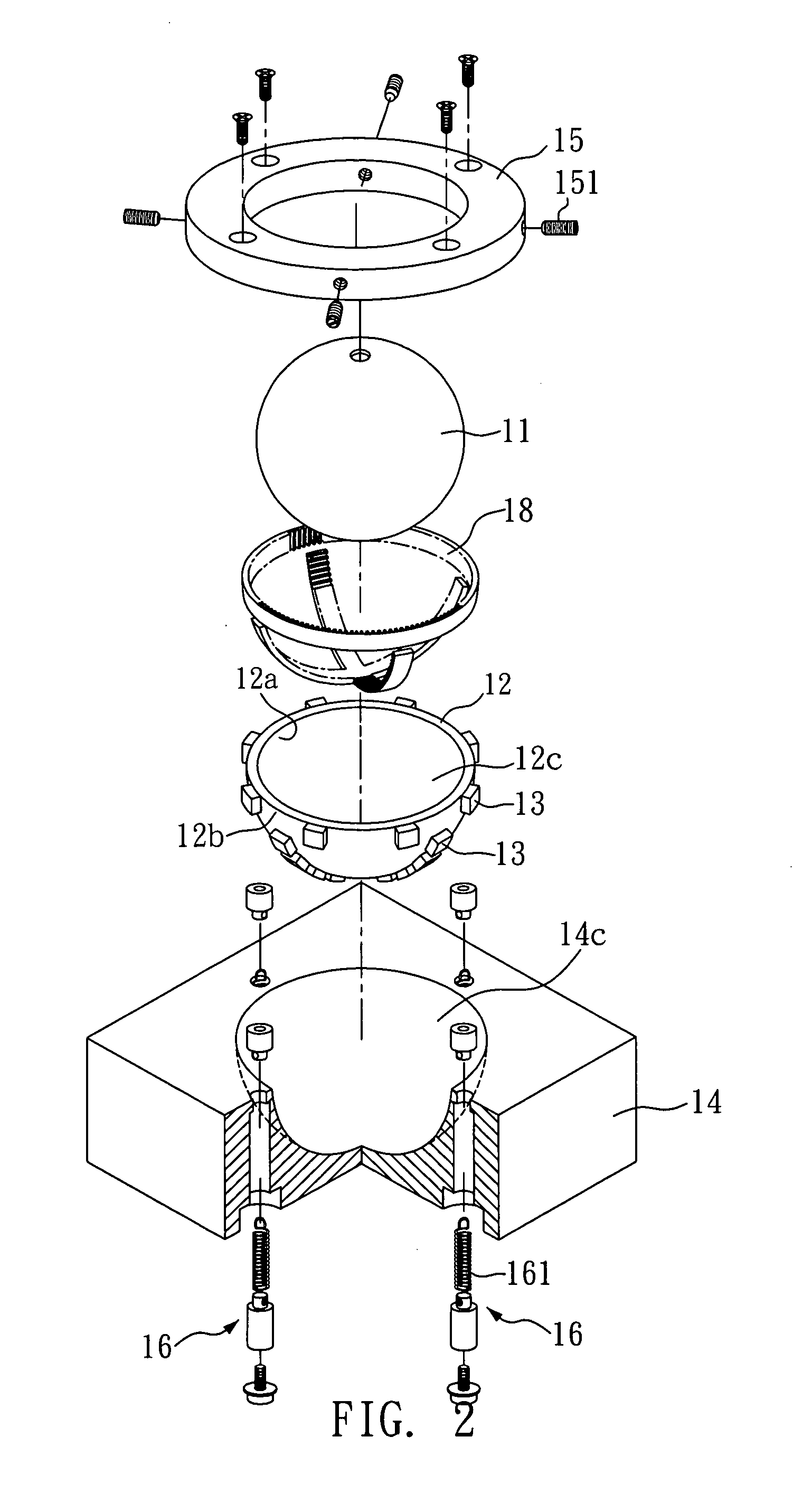 Spherical rotary piezoelectric motor
