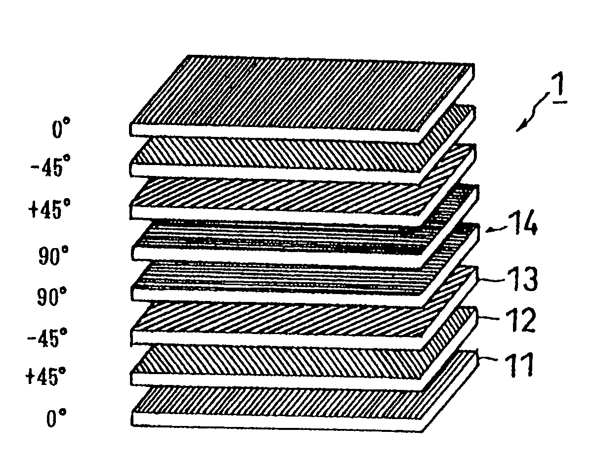 Laminate damping base material, and damping structure with stack of this base material