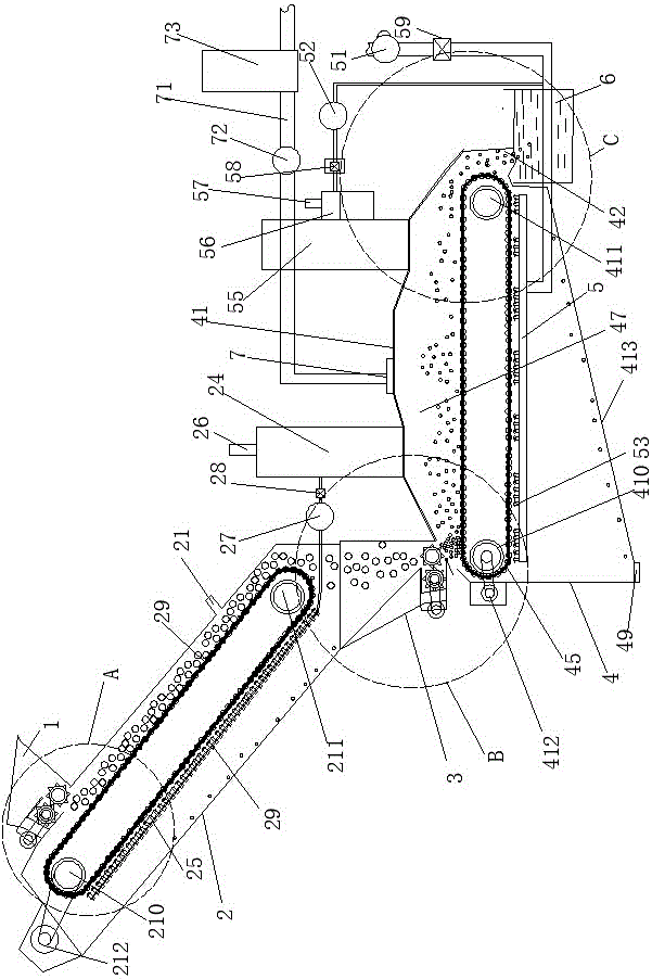 Device and process for preparing sulfur dioxide gas by continuously combusting raw sulfur