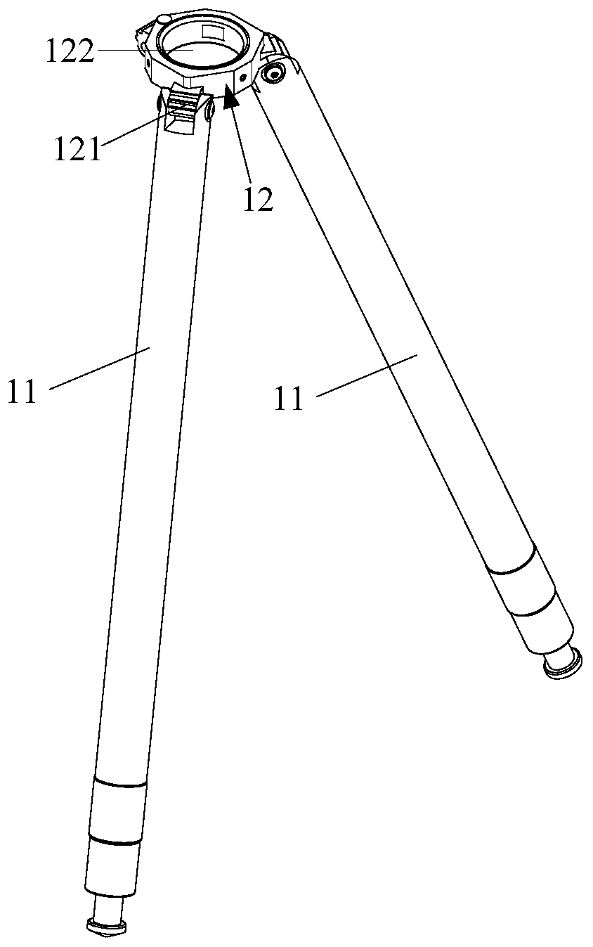 Projection machine head support assembly, detector support assembly and system