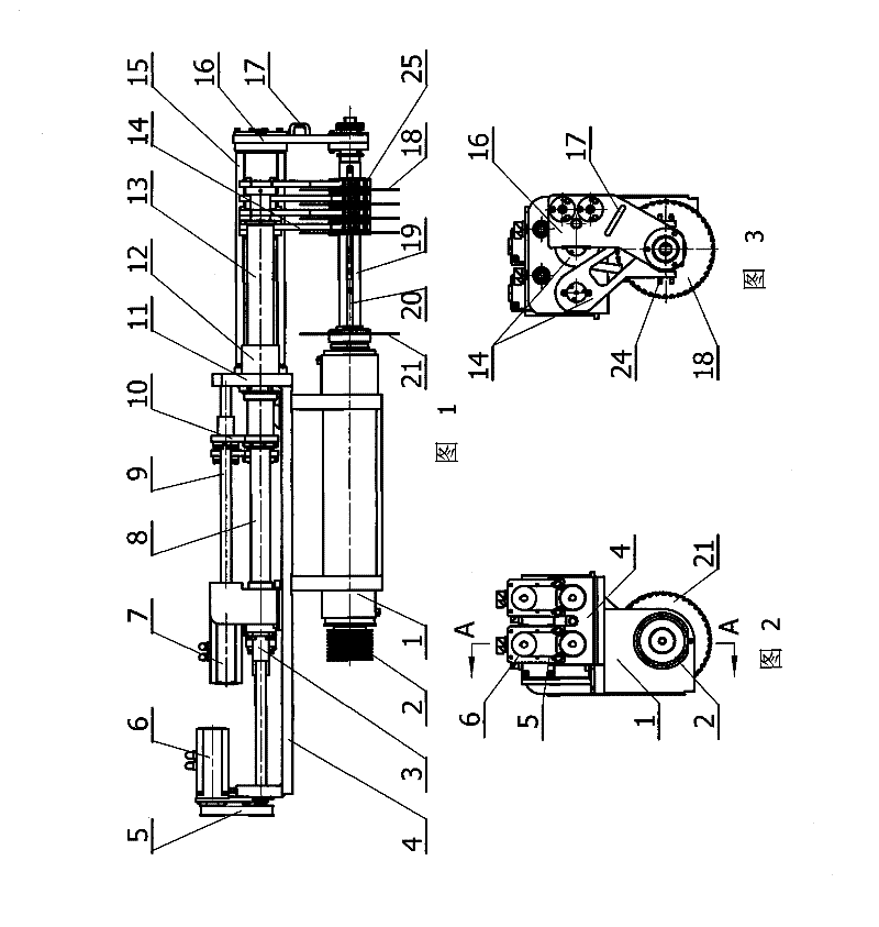 Mandrel structure of circular saw machine for preferably cutting timber in longitudinal direction