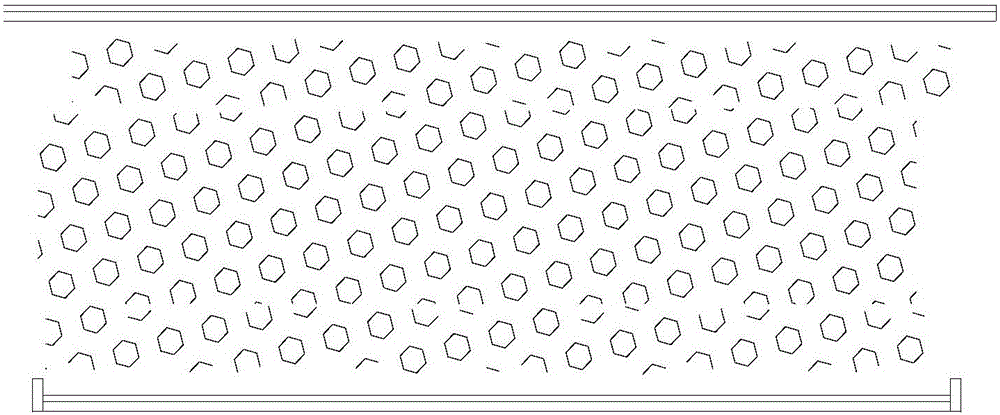 Particle bed layer support structure and axial-radial reactor