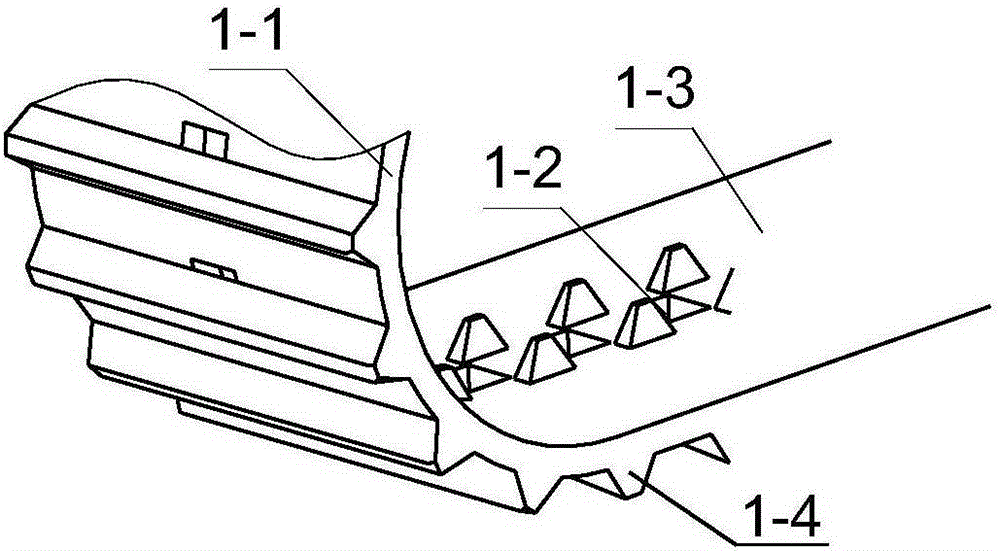 A crawler support deformation device for a crawler-type farmland operation vehicle